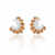 Bespoke White Gold Citrine Dangles with Secure Pave Diamond-Set Closures