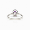 Oval Rhodolite Sterling Silver Ring