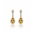 Pear-Cut Citrine and Glistening Diamond Accents